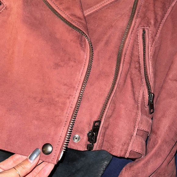 Lucky Brand Suede Moto Jacket - Picture 3 of 5